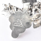 Mexican Sterling Silver Grape Cluster Necklace