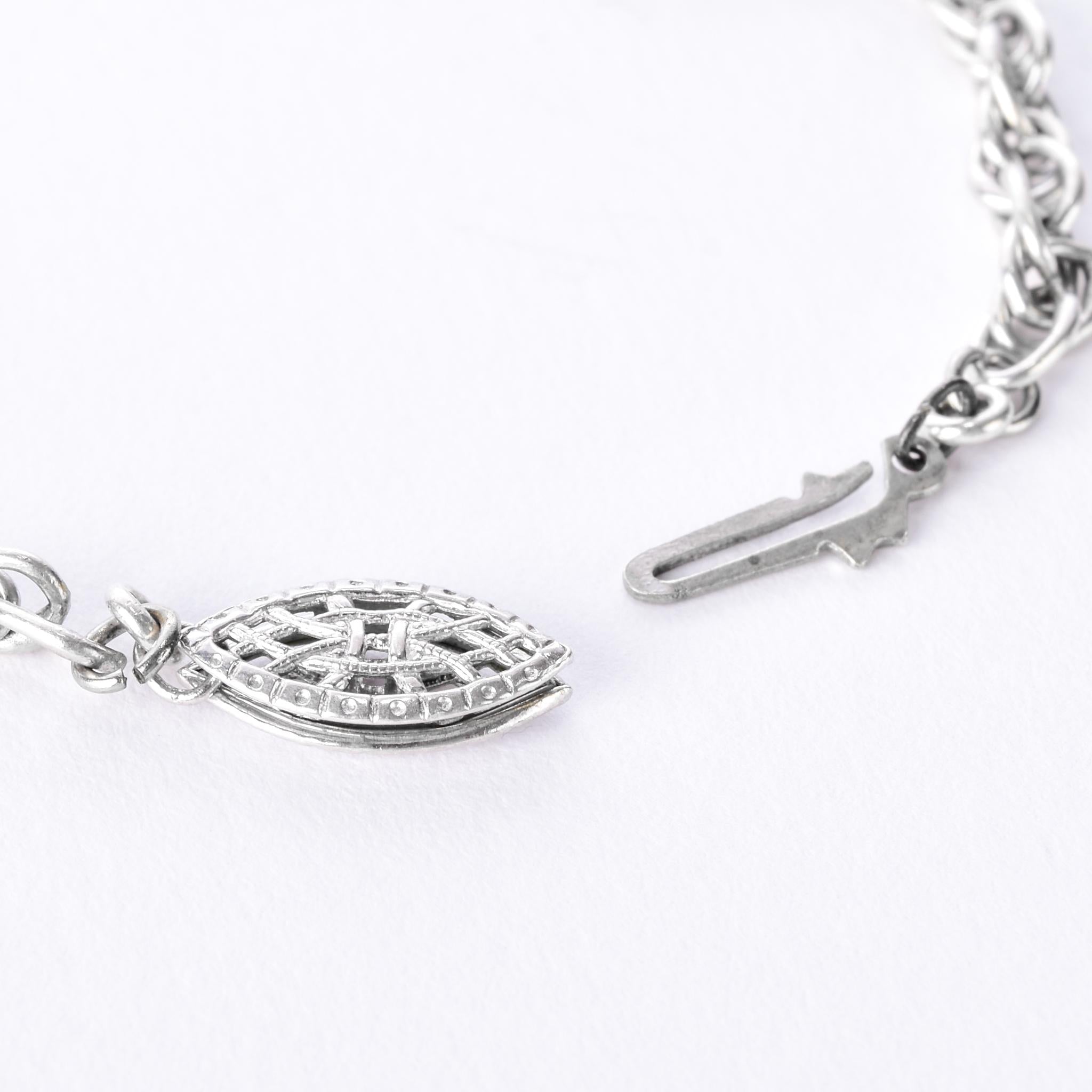 Mexican Sterling Silver Grape Cluster Necklace