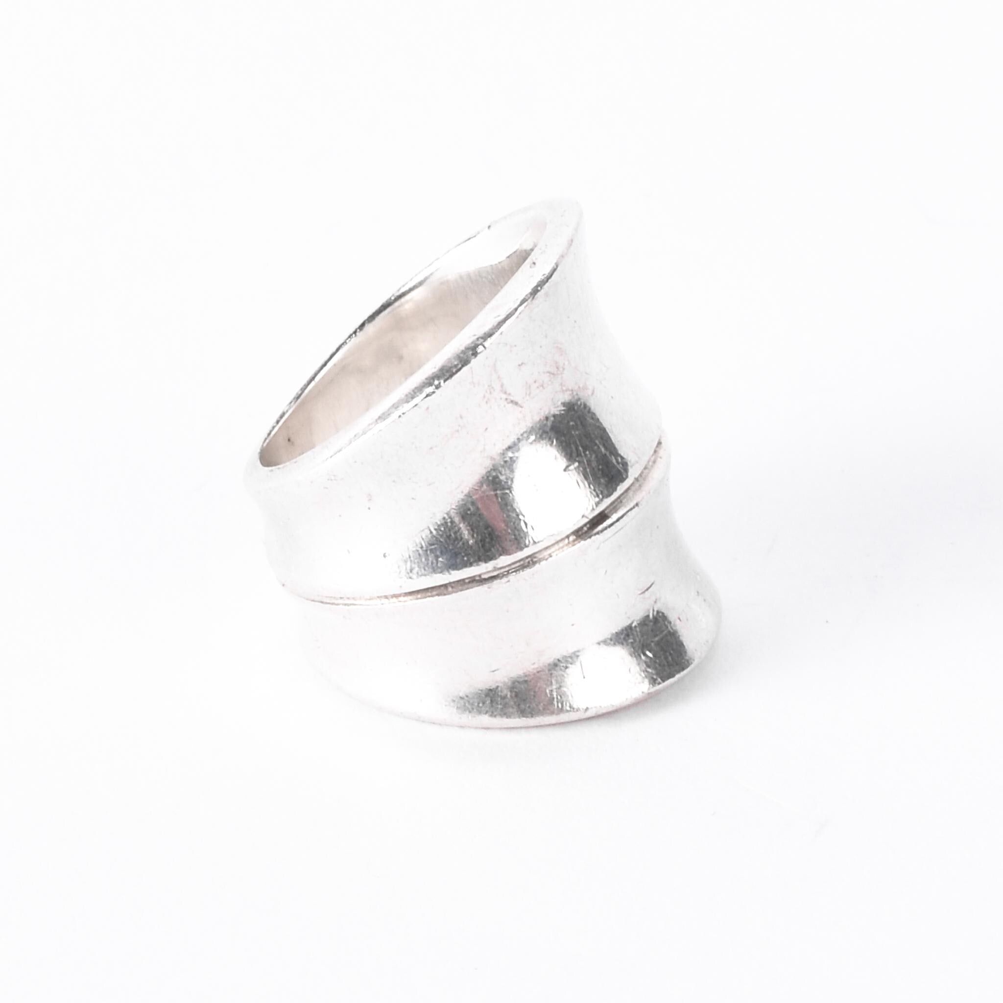 Vintage Gucci Sterling Silver Bamboo Ring – Good's Vintage
