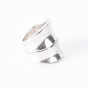 Vintage Gucci Sterling Silver Bamboo Ring