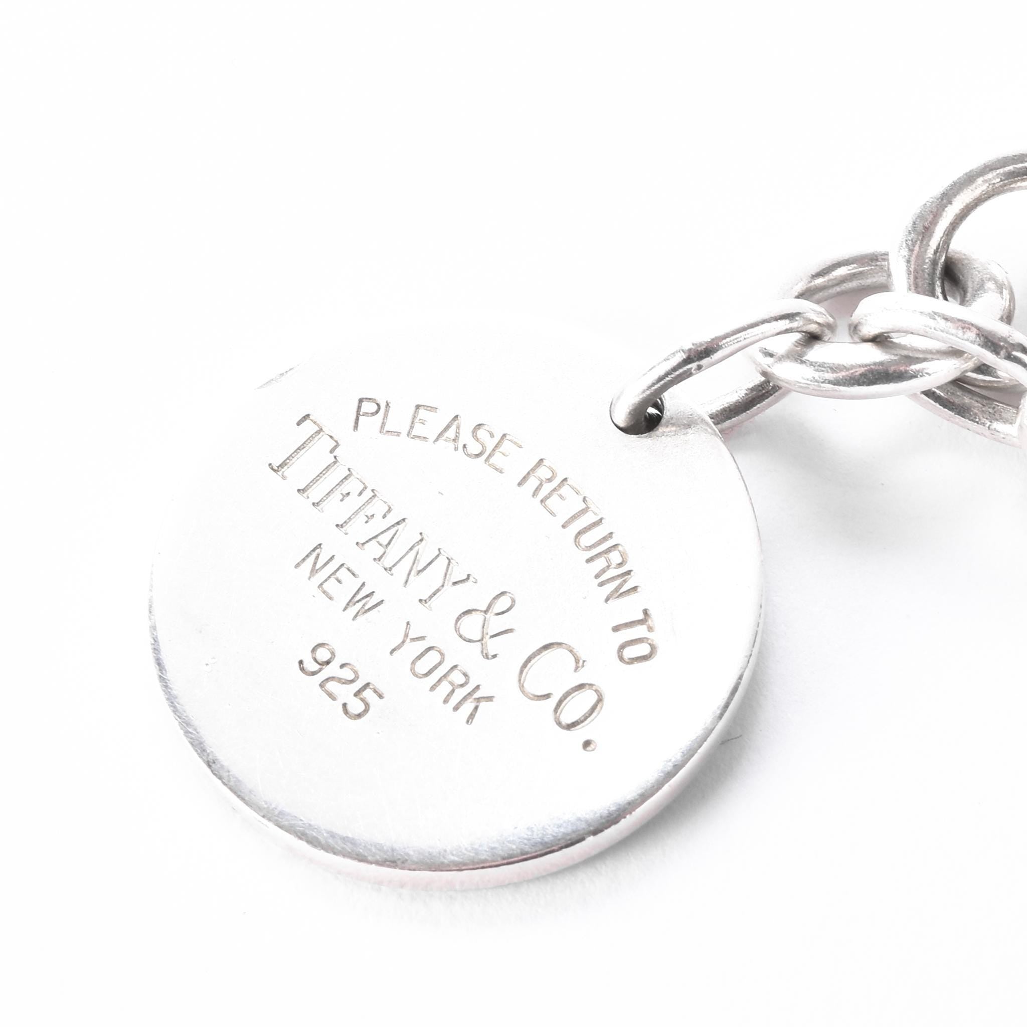 Tiffany & Co. Sterling Silver Round Tag "Return To Tiffany" Bracelet