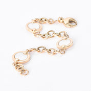 14K Gold Mother of Pearl Chain Link Bracelet