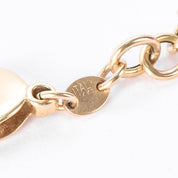 14K Gold Mother of Pearl Chain Link Bracelet