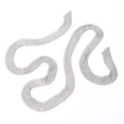 1997 Tiffany & Co. Elsa Peretti Sterling Silver Mesh Tie Scarf