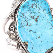 Massive Kingsman Turquoise Sterling Silver Cuff Bracelet