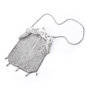 Art Nouveau Sterling Silver Mesh Handle Bag