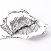 Art Nouveau Sterling Silver Mesh Handle Bag