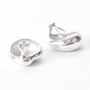Tiffany & Co. Elsa Peretti Sterling Silver "Thumbprint" Clip-On Earrings