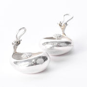 Tiffany & Co. Elsa Peretti Sterling Silver "Thumbprint" Clip-On Earrings