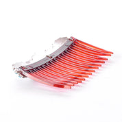 Zuni Sterling Silver and Turquoise Petit Point Hair Comb Barette