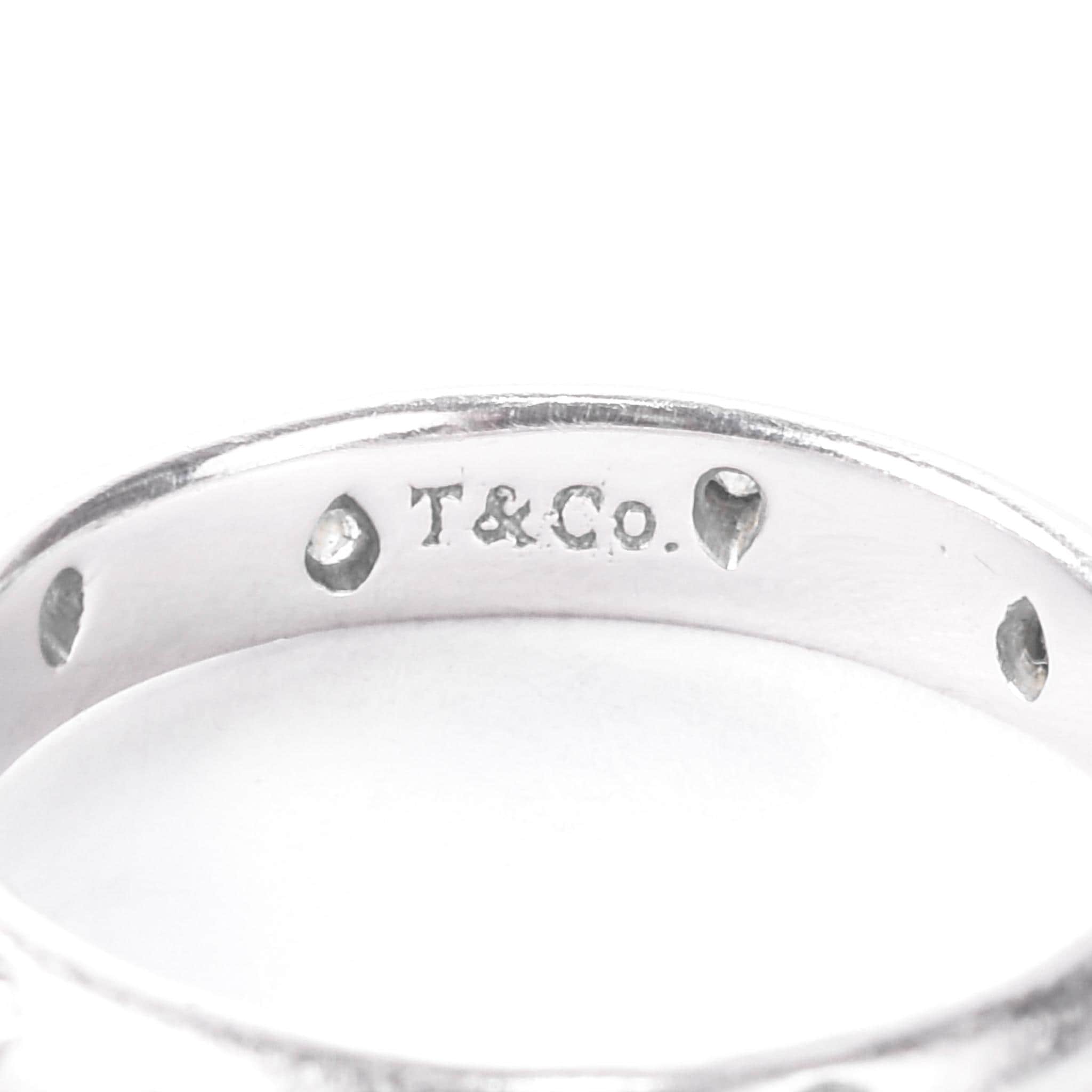 Tiffany & Co. Platinum Etoile Diamond Eternity Band