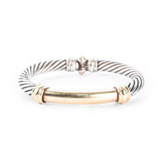 David Yurman Sterling Silver & 14K Gold Two-Tone Metro Bracelet