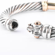 David Yurman Sterling Silver & 14K Gold Two-Tone Metro Bracelet