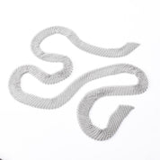 1997 Tiffany & Co. Elsa Peretti Sterling Silver Mesh Tie Scarf