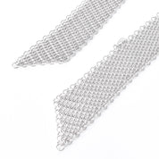 1997 Tiffany & Co. Elsa Peretti Sterling Silver Mesh Tie Scarf