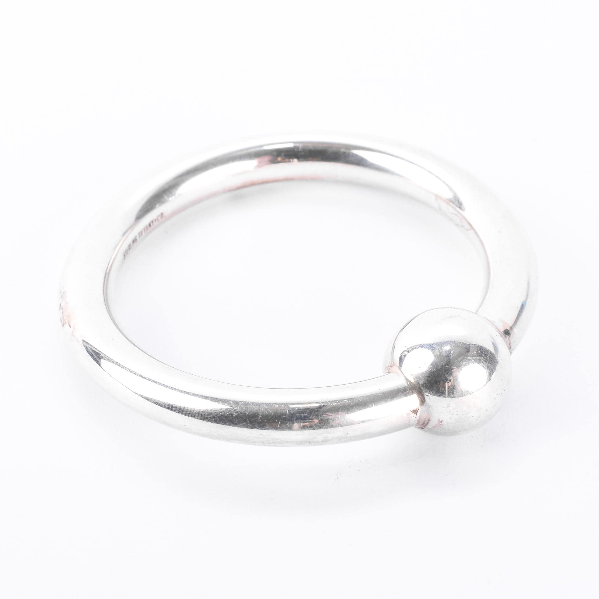 Tiffany & Co. Sterling Silver Round Baby Rattle
