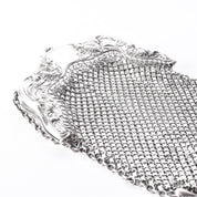 Art Nouveau Sterling Silver Mesh Handle Bag