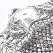Art Nouveau Sterling Silver Mesh Handle Bag