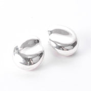 Tiffany & Co. Elsa Peretti Sterling Silver "Thumbprint" Clip-On Earrings