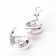 Tiffany & Co. Elsa Peretti Sterling Silver "Thumbprint" Clip-On Earrings