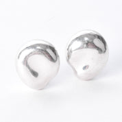 Tiffany & Co. Elsa Peretti Sterling Silver "Thumbprint" Clip-On Earrings
