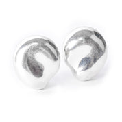 Tiffany & Co. Elsa Peretti Sterling Silver "Thumbprint" Clip-On Earrings