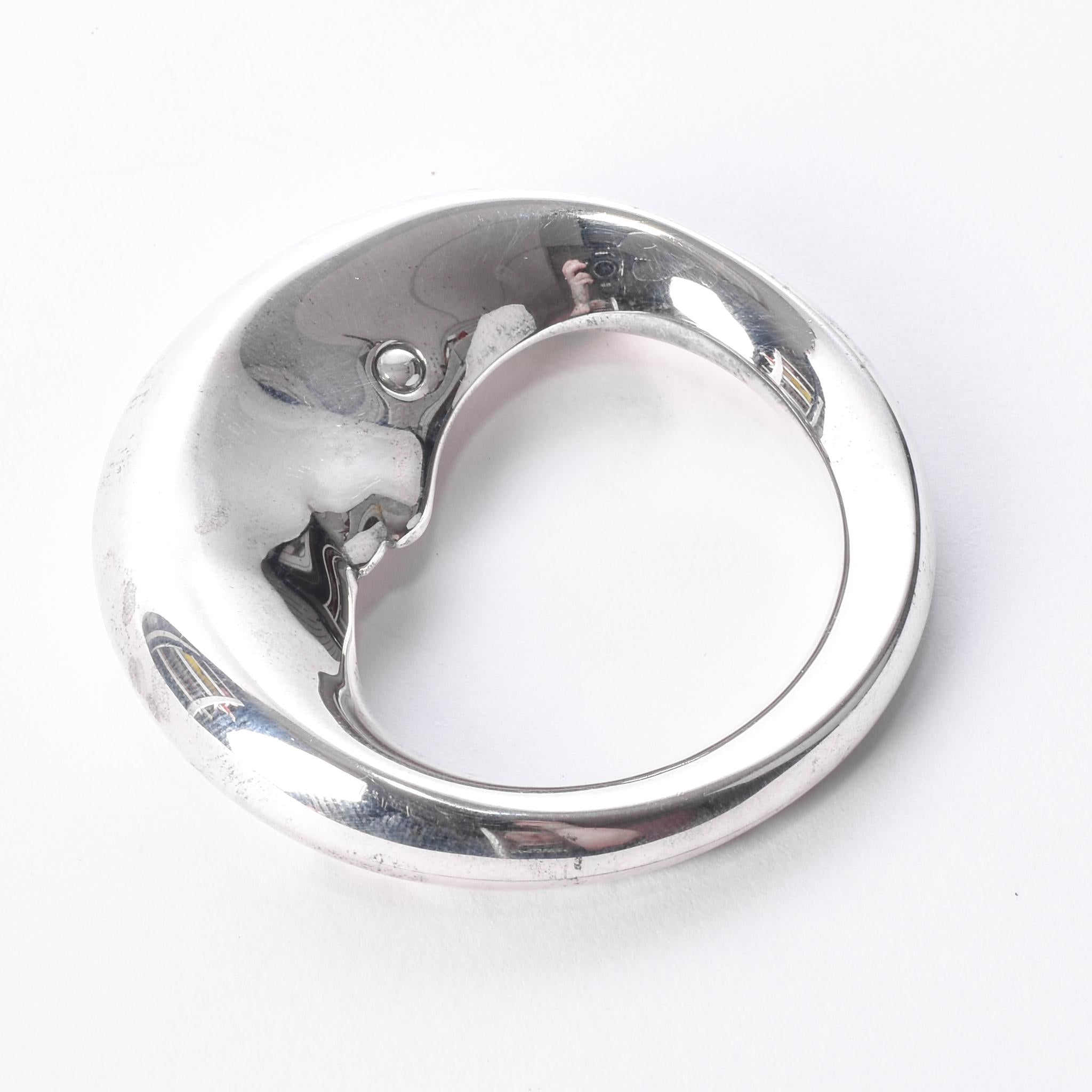 Tiffany & Co. Sterling Silver Celestial "Man in the Moon" Baby Rattle