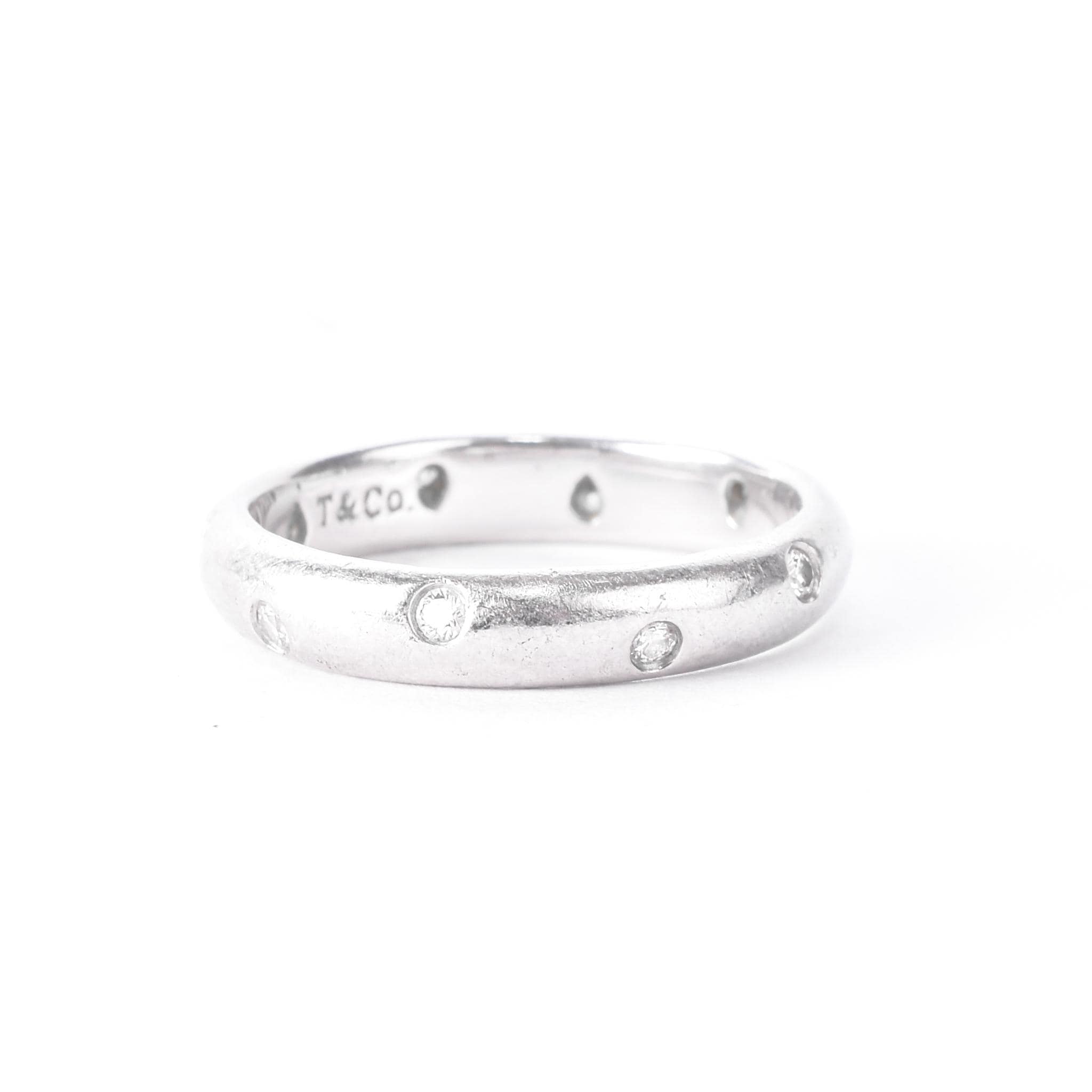 Tiffany & Co. Platinum Etoile Diamond Eternity Band
