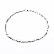 David Yurman Sterling Silver & 14K Gold Box Chain Necklace