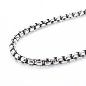 David Yurman Sterling Silver & 14K Gold Box Chain Necklace