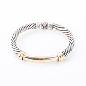 David Yurman Sterling Silver & 14K Gold Two-Tone Metro Bracelet