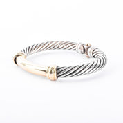 David Yurman Sterling Silver & 14K Gold Two-Tone Metro Bracelet