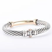 David Yurman Sterling Silver & 14K Gold Two-Tone Metro Bracelet