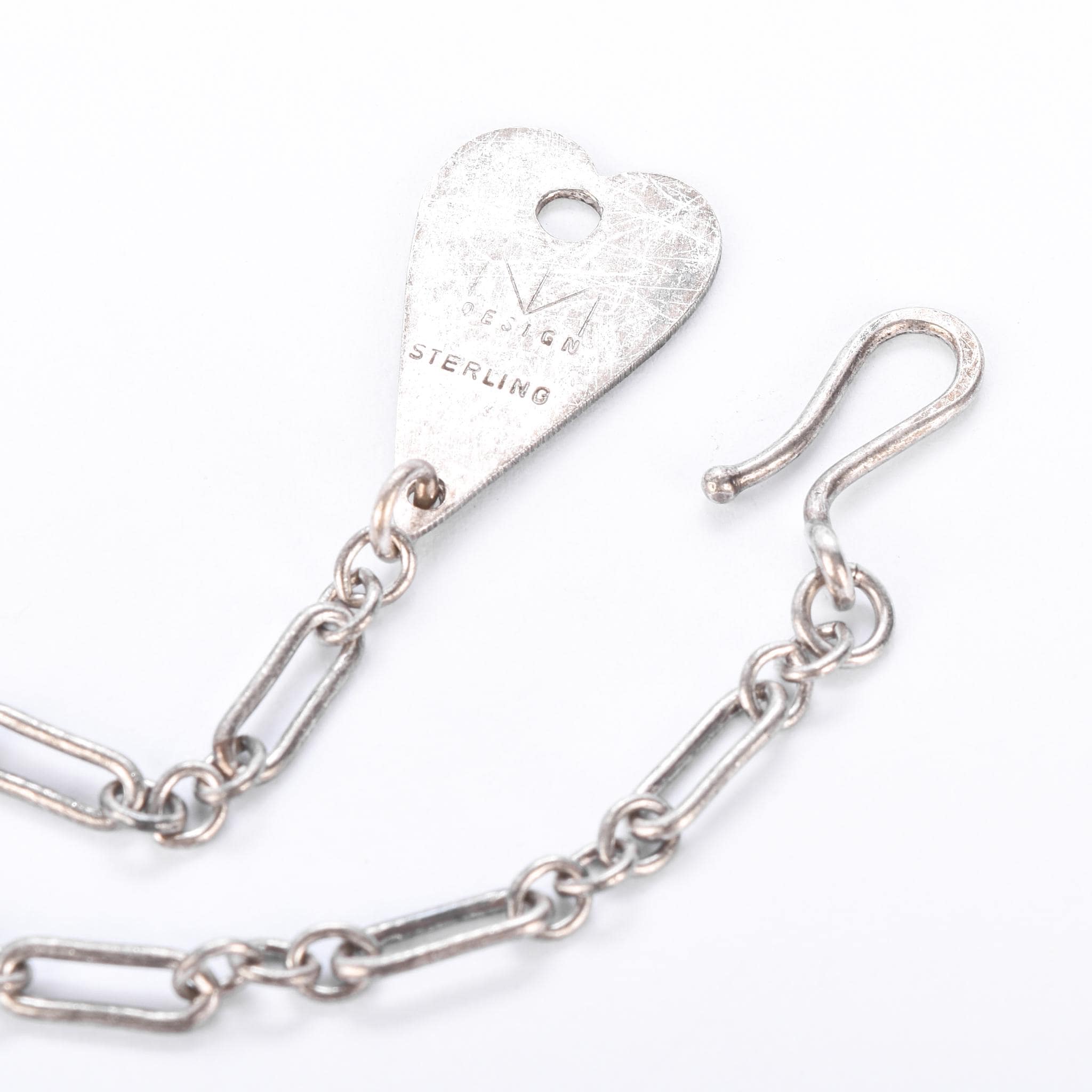 Thomas Mann Sterling Silver & Bronze Mixed Metal Techno Romantic Fish Charm Necklace