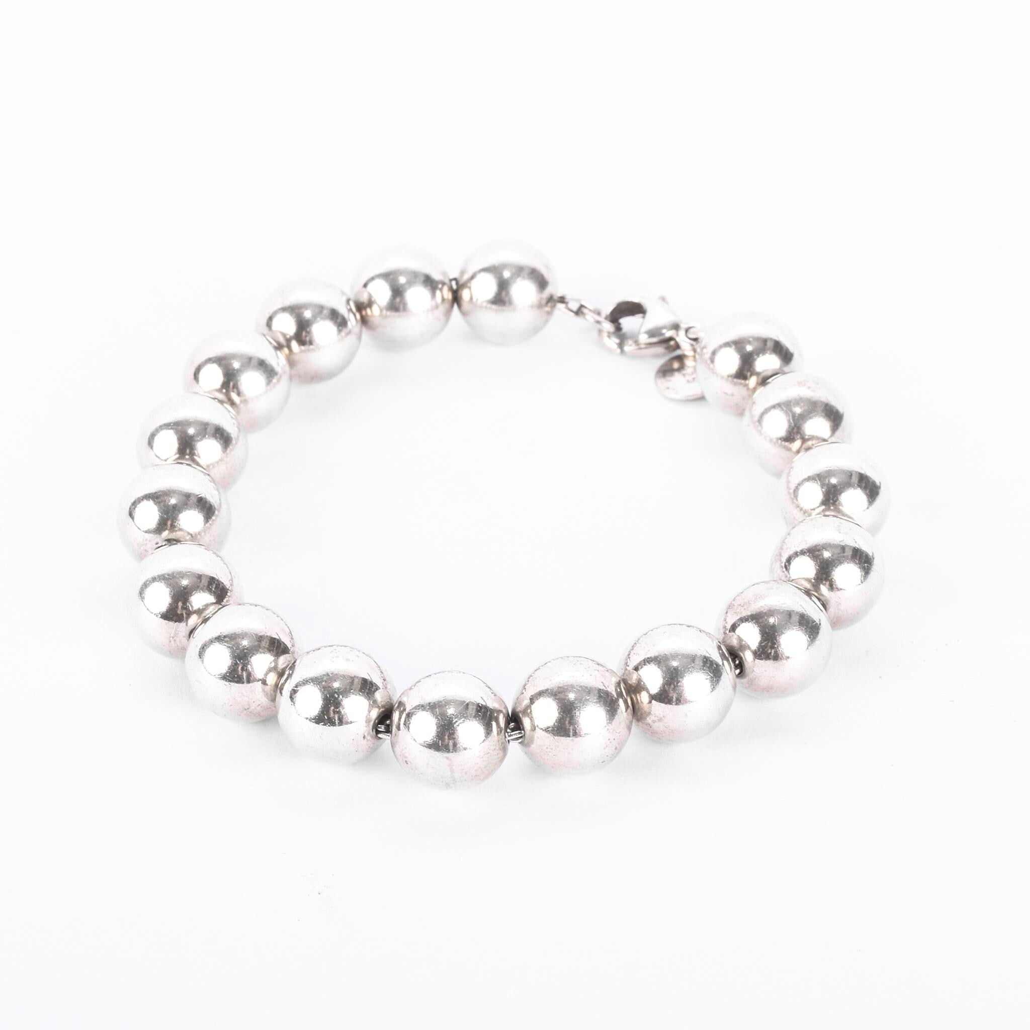 Tiffany & Co. Sterling Silver Hardwear Ball Bracelet