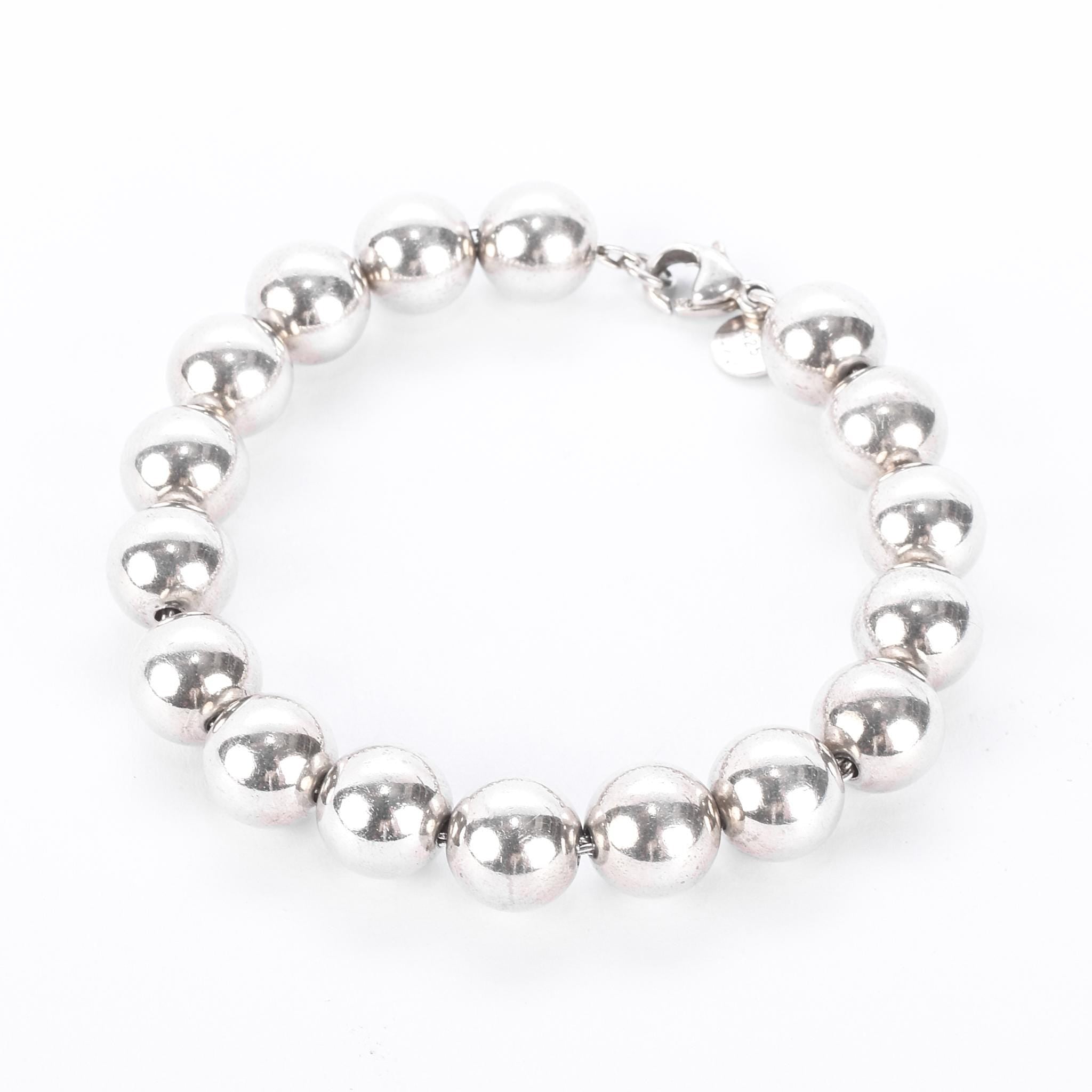 Tiffany & Co. Sterling Silver Hardwear Ball Bracelet