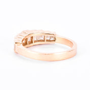 14K Gold Graduated Natural Diamond Engagement Ring