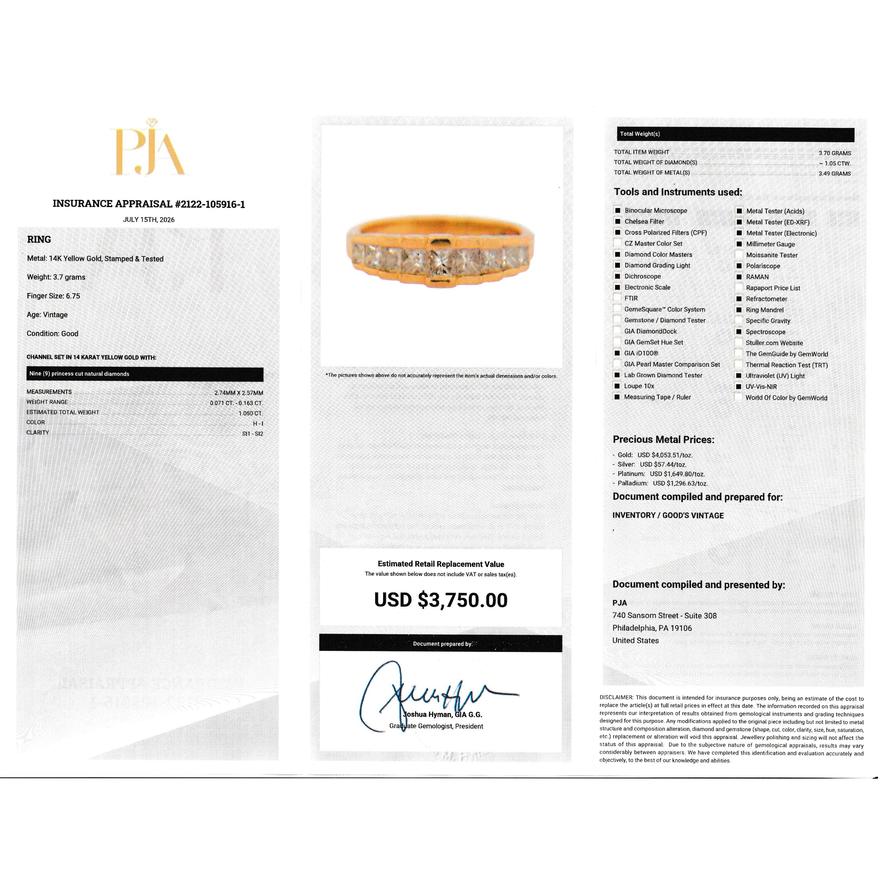 14K Gold Graduated Natural Diamond Engagement Ring
