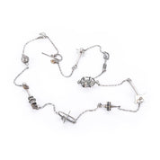 Thomas Mann Sterling Silver & Bronze Techno Romantic Charm Necklace