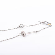 Thomas Mann Sterling Silver & Bronze Techno Romantic Charm Necklace