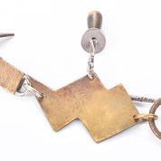 Thomas Mann Sterling Silver & Bronze Mixed Metal Techno Romantic Fish Charm Necklace