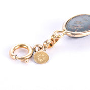12K Gold Filled Multi-Gemstone Scarab Necklace