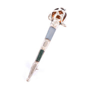 Sterling Silver & Agate Scottish Dirk Kilt Pin