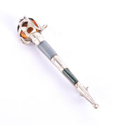 Sterling Silver & Agate Scottish Dirk Kilt Pin