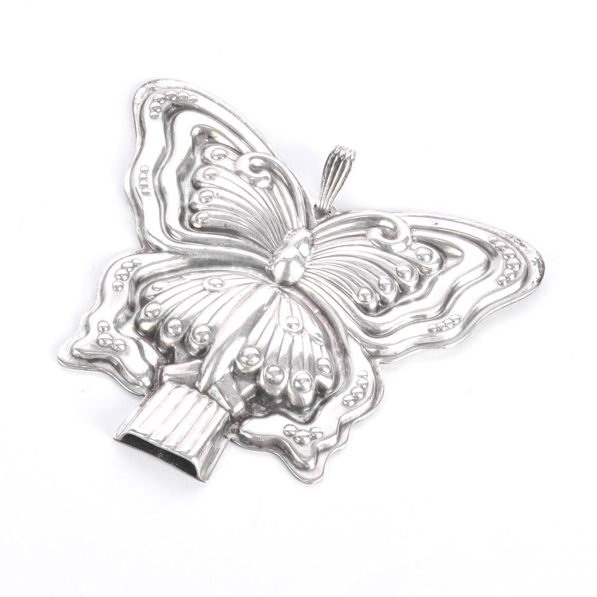 Reed & Barton Sterling Silver "Butterfly Whistle" Pendant