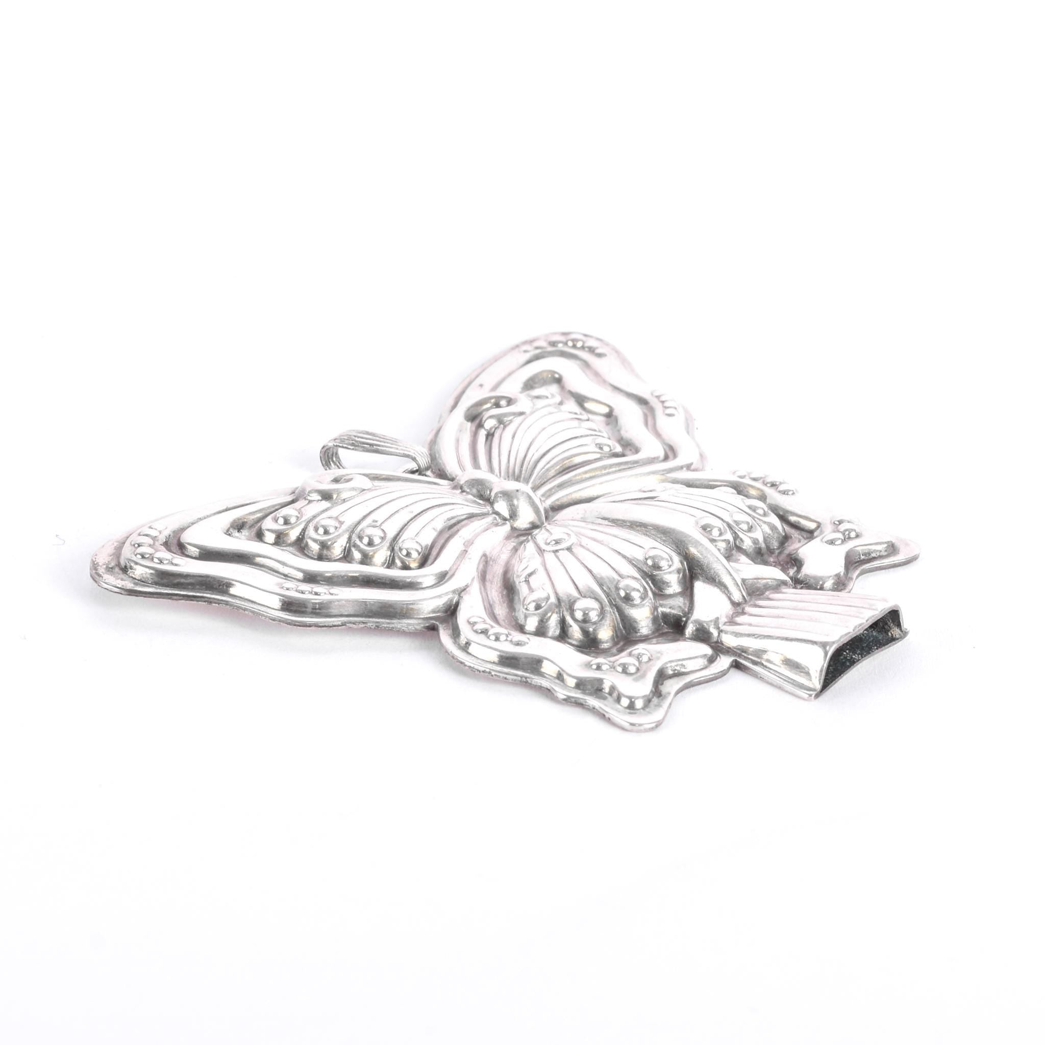 Reed & Barton Sterling Silver "Butterfly Whistle" Pendant