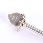 Sterling Silver & Agate Scottish Dirk Kilt Pin