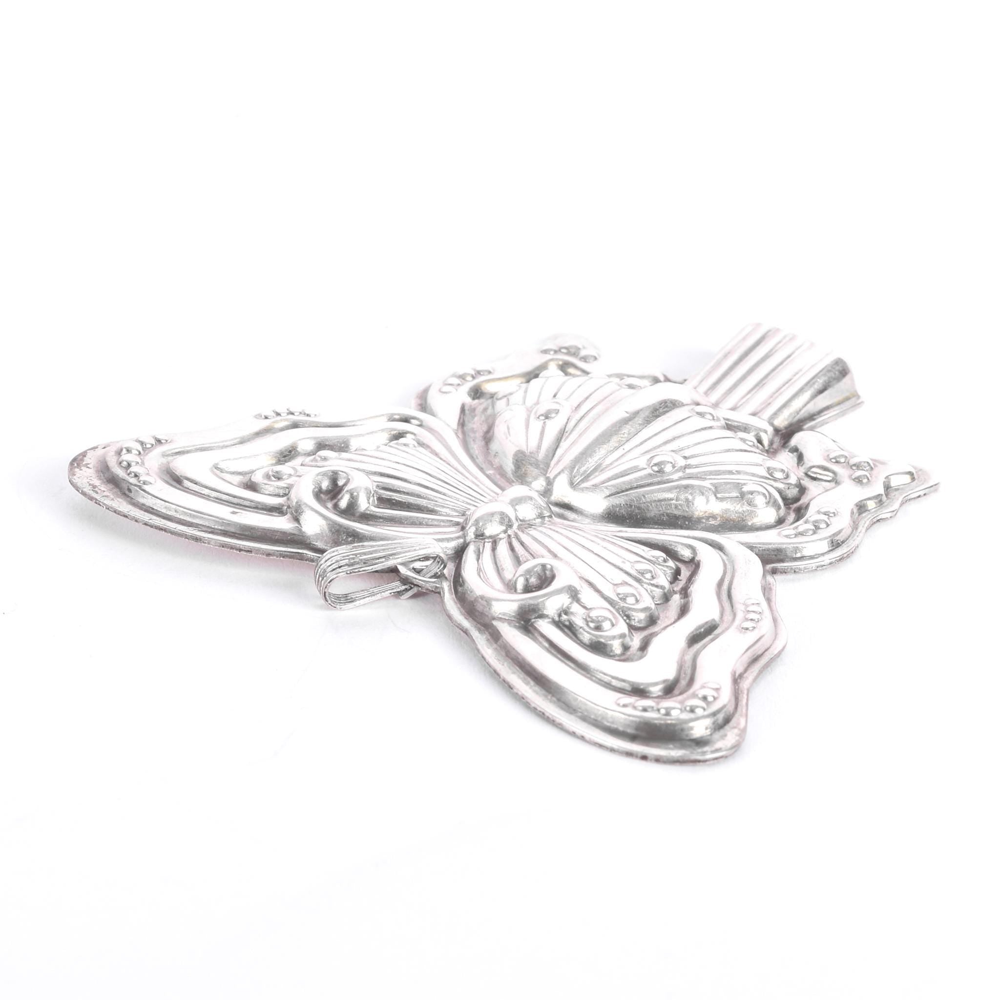 Reed & Barton Sterling Silver "Butterfly Whistle" Pendant