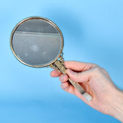 Chinese Silver & Carved Pale Jade Medallion Hand Mirror
