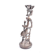 1955 Aharon Bezalel Modernist Sculptural Silver Chess Set in Original Box